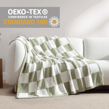 Cozy Checkered Throw Blanket for All Seasons - BEDHACEM