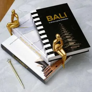 Decorative Books for Home Decor - Black and Gold Foiled Decor Books for Coffee Table - Decorative Hardcover Display Faux Books for Bookshelf – Fashion Designer Books Decor Set of 3