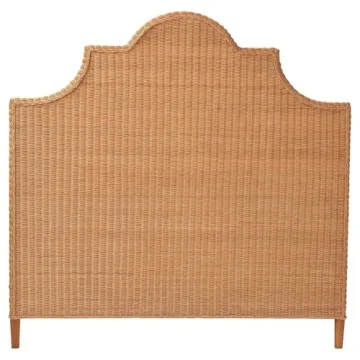 Stylish Bali & Pari Melanie Rattan Headboard for King Beds