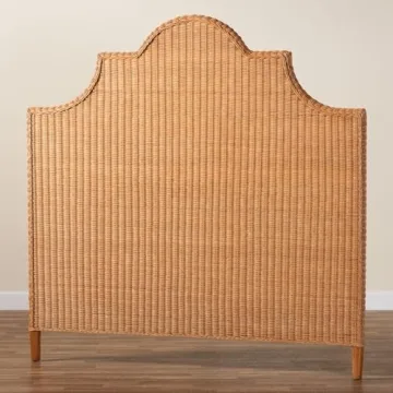 Stylish Bali & Pari Melanie Rattan Headboard for King Beds