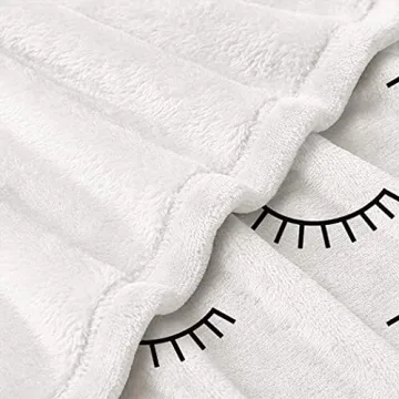 Lash Blanket - Cozy Black and White Throw for Estheticians