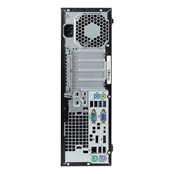 HP ELITEDESK 800 G1 SFF Slim Business Desktop Computer, Intel Core i5 4670 3.40 GHz, 4GB RAM, 500GB HDD, DVD, USB 3.0, Windows 10 Pro 64 Bit (Renewed)