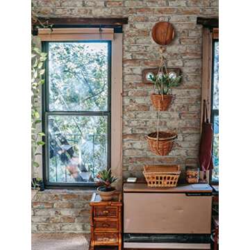 Sevalo Peel and Stick Red Brick Wallpaper for Easy Decor