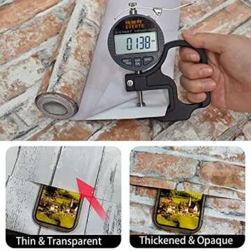 Sevalo Peel and Stick Red Brick Wallpaper for Easy Decor