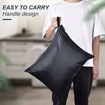 OTraki Waterproof Travel Laundry Bags for Swimsuit & Towels