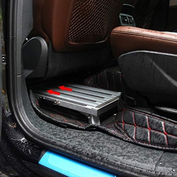 HELESIN RV Step Stool with Adjustable Height and Handle