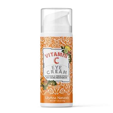 LilyAna Naturals New Formula Eye Cream for Dark Circles, Puffiness, Wrinkles and Bags - Anti-Aging a...