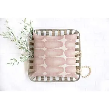 FRS RFS Blush Pink Pillow Cover Decorative Sham 20"x20" Pillowcase