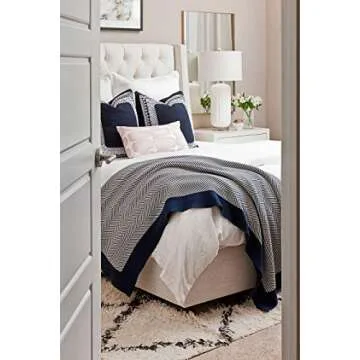 FRS RFS Blush Pink Pillow Cover Decorative Sham 20"x20" Pillowcase