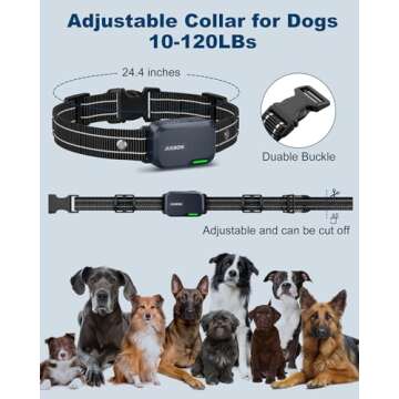 Jugbow Dog Shock Collar with Remote - 3300FT Range