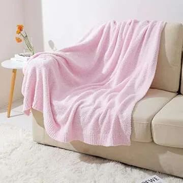 bearberry Super Soft Fluffy Throw Blanket Lightweight Cozy Warm Throw Blankets for Couch Bed Sofa Al...