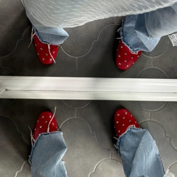 COVIBESCO Stylish Mary Jane Flats for Women - Comfortable Ballerina Shoes