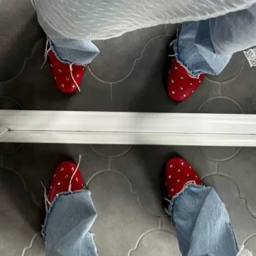 COVIBESCO Stylish Mary Jane Flats for Women - Comfortable Ballerina Shoes