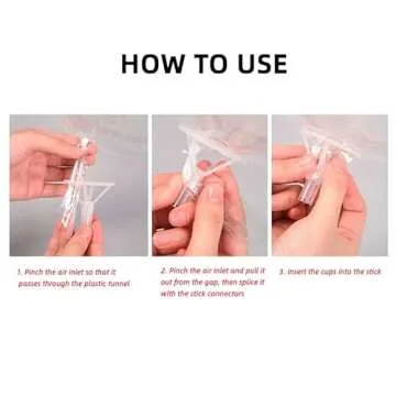 Balloon Sticks with Cups 30 Packs,16inch Long Clear Bobo Balloon Holder for Wedding Birthday,Party,Anniversary,Baby Shower(Clear)