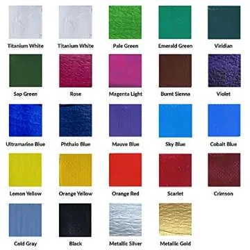 Permanent Fabric Paint Kit - 24 Vibrant Colors for All Projects