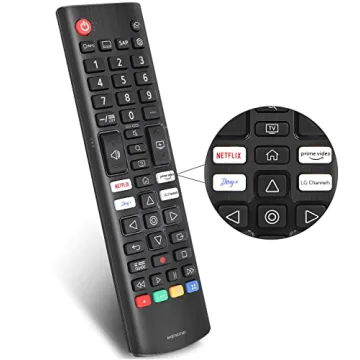 Gvirtue Universal Remote Control Replacement for LG TVs - Effortless Streaming & Setup