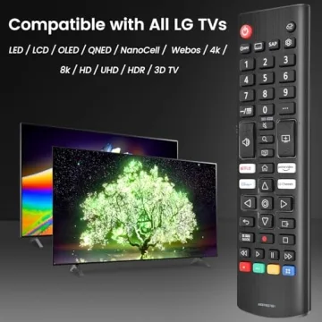Gvirtue Remote for LG TVs - Universal, Easy Setup & Fast Access
