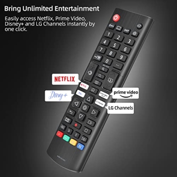 Gvirtue Remote for LG TVs - Universal, Easy Setup & Fast Access