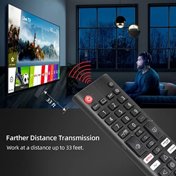 Gvirtue Remote for LG TVs - Universal, Easy Setup & Fast Access