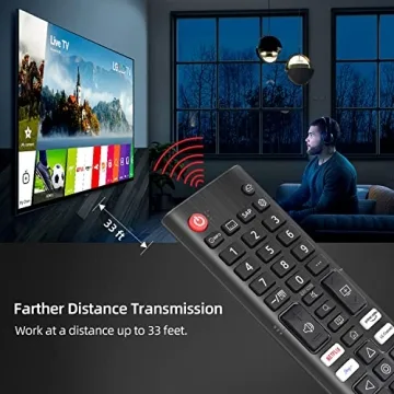 Gvirtue Remote for LG TVs - Universal, Easy Setup & Fast Access