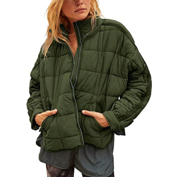 Watashi Women's Packable Puffer Jacket - Stylish & Lightweight Outerwear