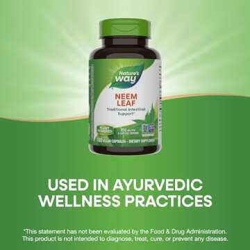 Nature's Way Neem Leaf - Natural Intestinal Support