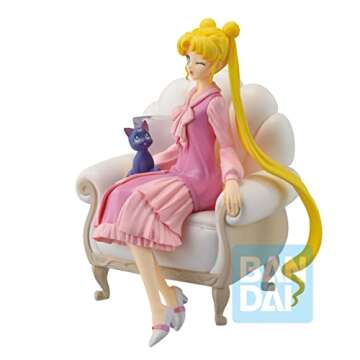 Ichibansho Figure - Sailor Moon Cosmos The Movie - Usagi & Luna -Antique Style-, Bandai Spirits Collectible Figure