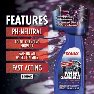 Sonax Wheel Cleaner Plus Non-Acid Color-Changing Formula