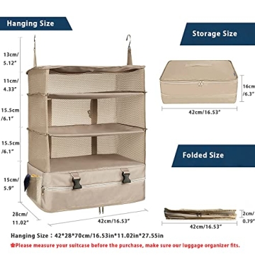 Hongmeru Portable Travel Shelves for Effortless Packing