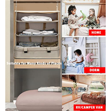 Hongmeru Portable Travel Shelves for Effortless Packing