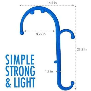 Mount Plus MP005 Back Massager Handheld Tool | Back and Neck Massager | Trigger Point Therapy Self M...