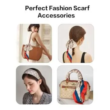 Aurolran 59" Silk Like Head Scarf for Women