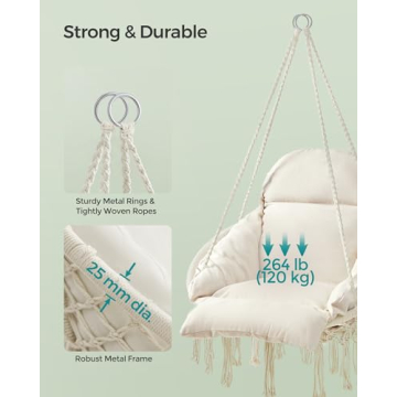 SONGMICS Hanging Chair - Comfort and Style Combined in One