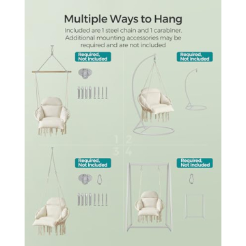 SONGMICS Hanging Chair - Comfort and Style Combined in One