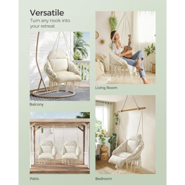 SONGMICS Hanging Chair - Comfort and Style Combined in One