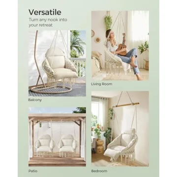 SONGMICS Hanging Chair - Comfort and Style Combined in One