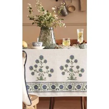 Patdrea Blue Tablecloth: Perfect for Dining & Decor