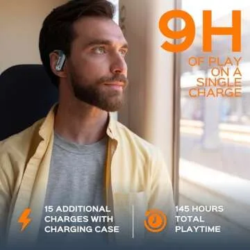 TREBLAB X3 Pro Earbuds - Waterproof, 145H Battery, Clear Calls