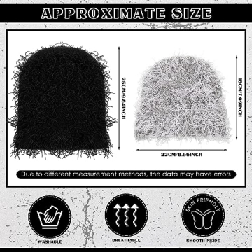 ramede Distressed Knitted Beanie for Men and Women