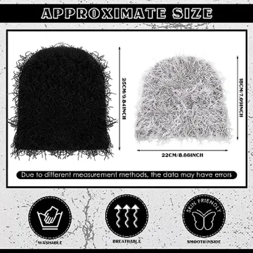 ramede Distressed Knitted Beanie for Men and Women