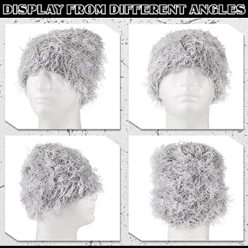 ramede Distressed Knitted Beanie for Men and Women