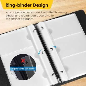 MaxGear Business Card Book for 180 Cards Organizer