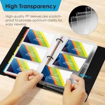 MaxGear Business Card Book for 180 Cards Organizer
