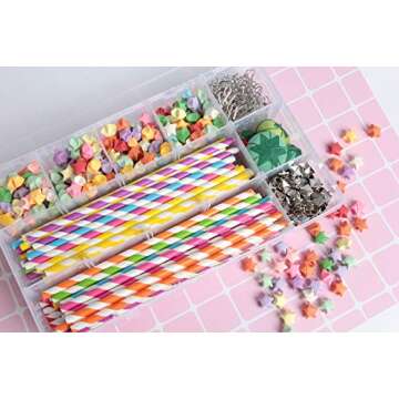 SBYURE 2 Pack Crafts Organizer with Adjustable Dividers