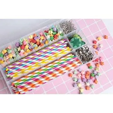 SBYURE 2 Pack Crafts Organizer with Adjustable Dividers