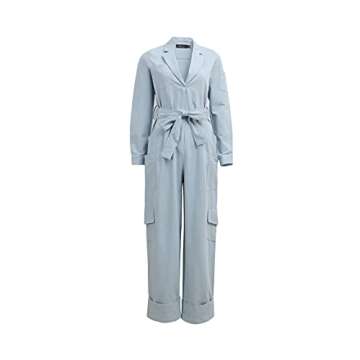 Pantora Women's Nicole Utility Jumpsuit, Blue, XX-Large