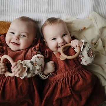 Mushie Silicone Teether Toy for Babies in Bear Design