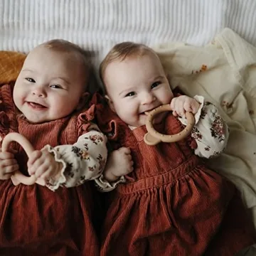 Mushie Silicone Teether Toy for Babies in Bear Design