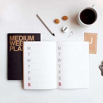 Stylish JSTORY Medium Weekly Planner for Year-Round Use