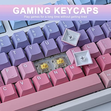 JOMKIZ 129 Keys PBT Keycaps for Mechanical Keyboards